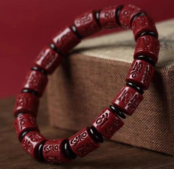 Natural raw ore purple gold sand bracelet-223
