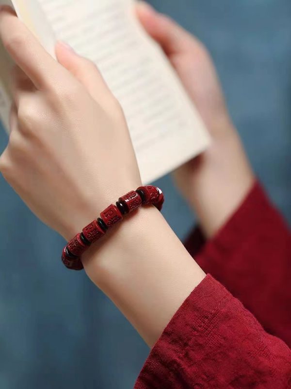 Natural raw ore purple gold sand bracelet-223 - Image 3