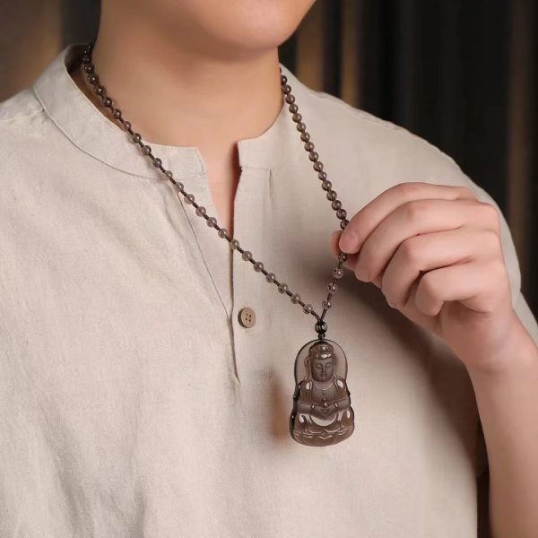 Obsidian pendant-225 - Image 5
