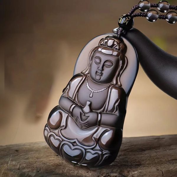 Obsidian pendant-225 - Image 2